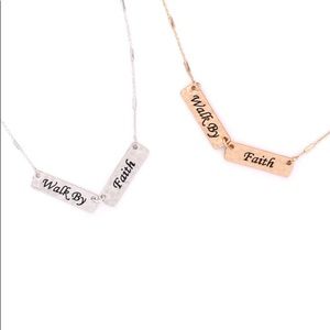 🆕 “Walk By Faith” Necklace
